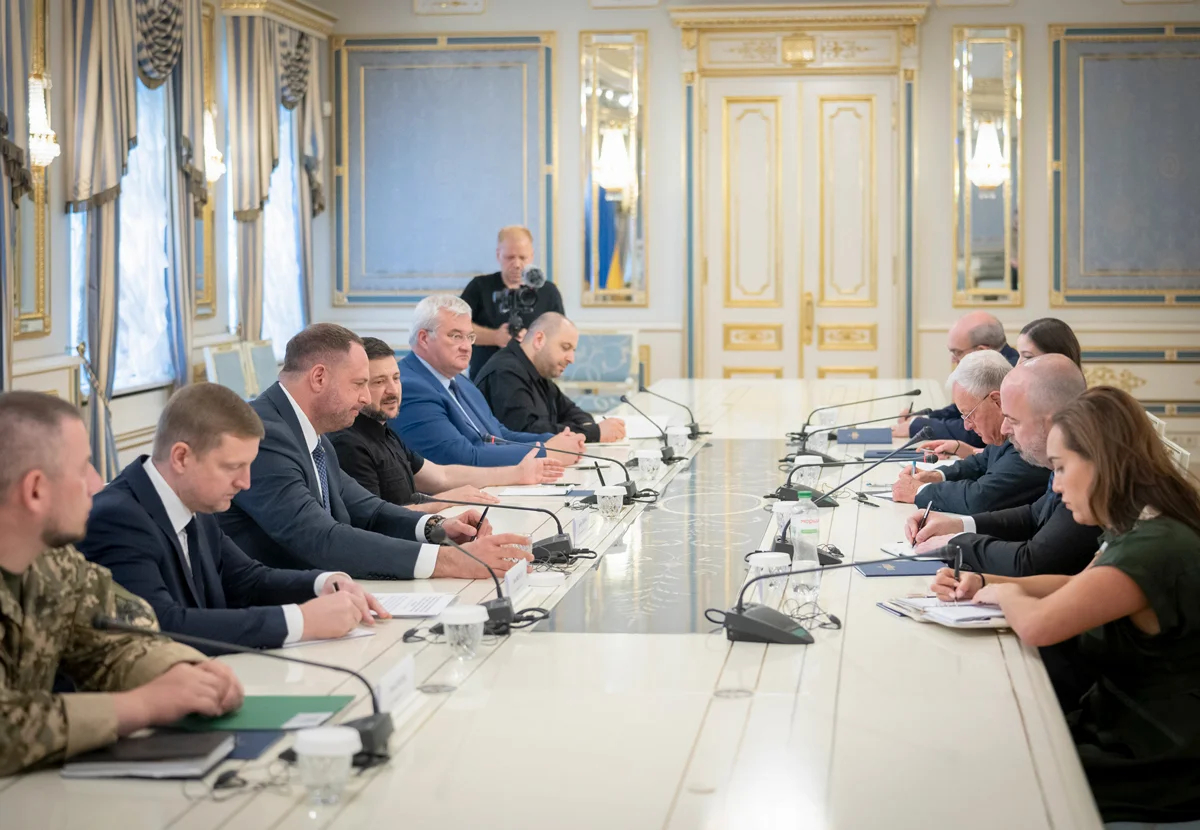 Встреча Владимира Зеленского и Кита Келлога в Киеве, 14 июля 2025 года. Фото: пресс-служба Офиса Президента Украины / EPA