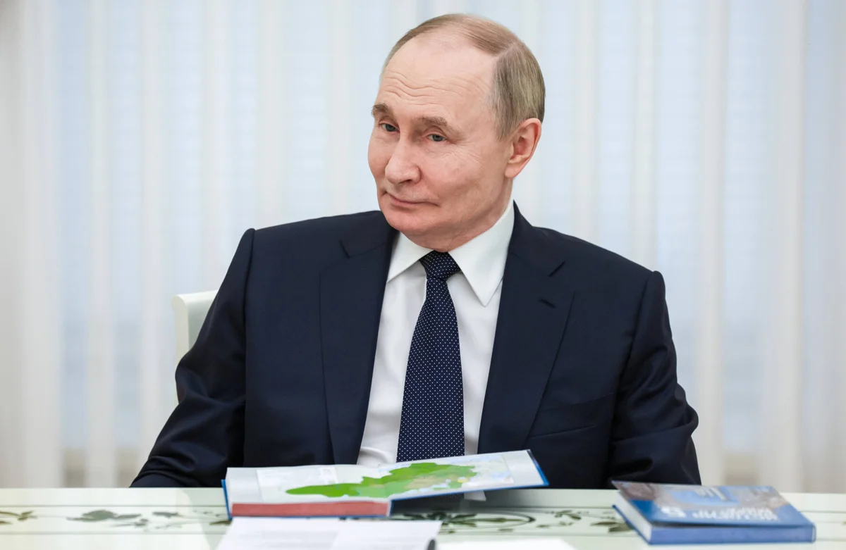 Владимир Путин на встрече с редакторами учебников истории для 5–11 классов и профучилищ, Москва, 22 июня 2025 года. Фото: Гавриил Григоров / Спутник / Imago Images / Scanpix / LETA