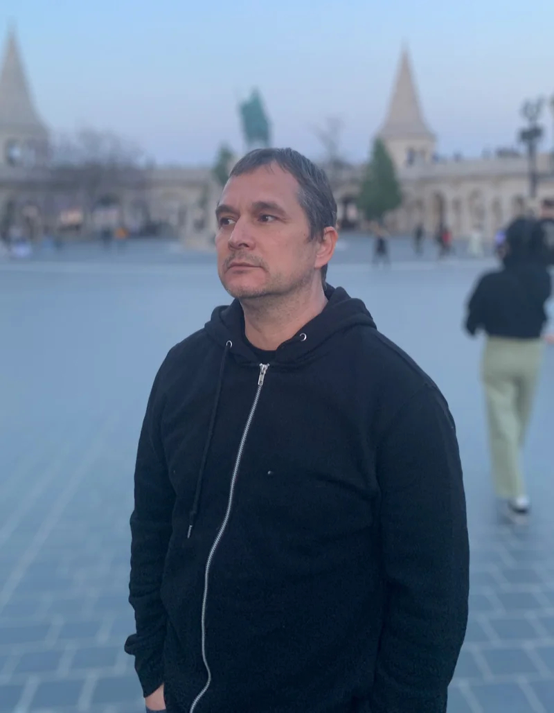 Гергей Нилаш, журналист независимого венгерского издания Telex.hu . Фото: «Новая газета Европа»