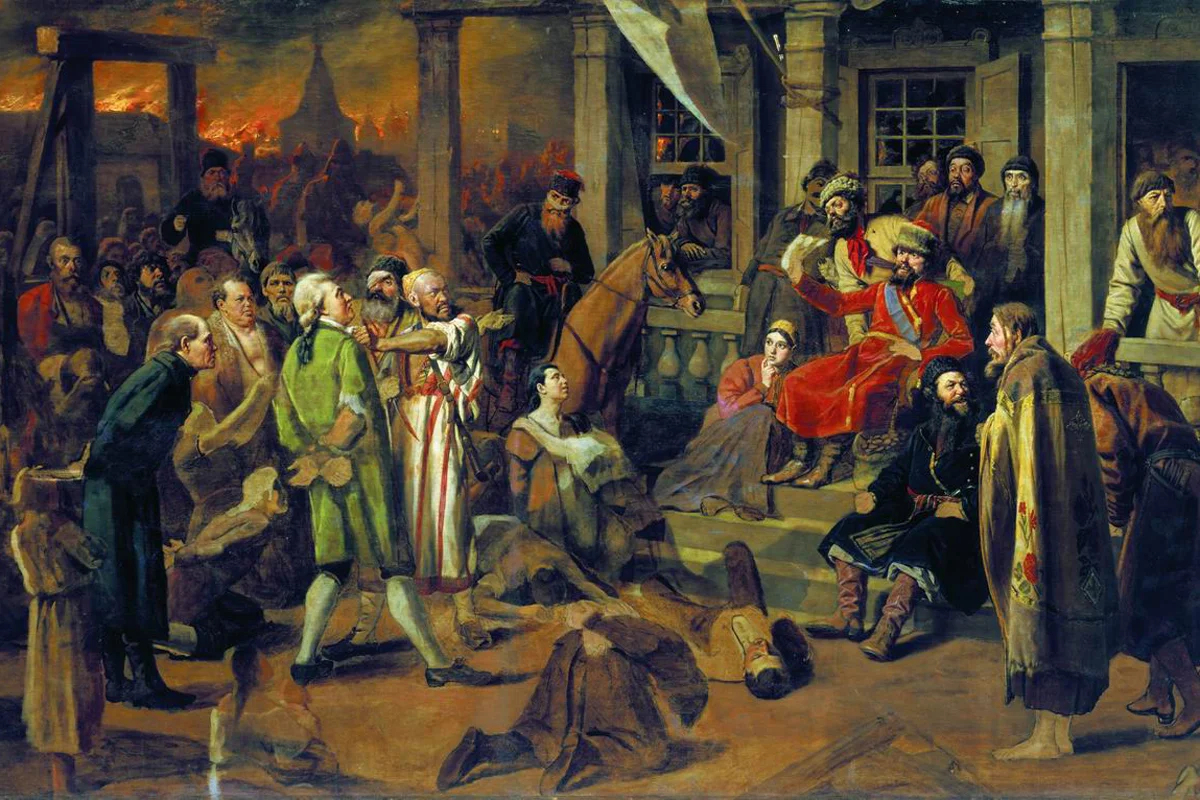 В. Перов. «Суд Пугачева», 1875 год. Источник: Wikimedia