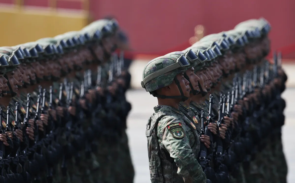 Chinese troops take part in a military parade to mark the 80th anniversary of the end of World War II in Beijing, China, 3 September 2025. Photo: EPA/WU HAO