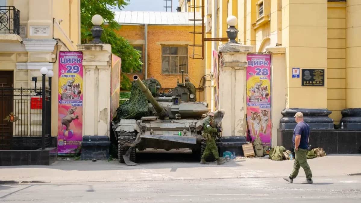 Wagner Group fighters in Rostov-on-Don. Photo: Novaya Gazeta Europe