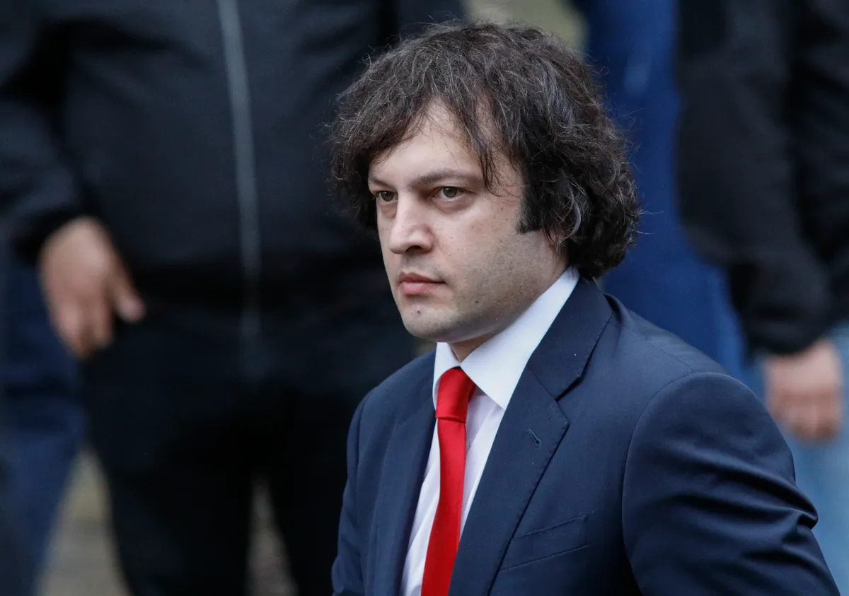 Georgia’s Prime Minister Irakli Kobakhidze attends Georgian Independence Day celebrations in Tbilisi, 26 May 2024. Photo: EPA-EFE / DAVID MDZINARISHVILI