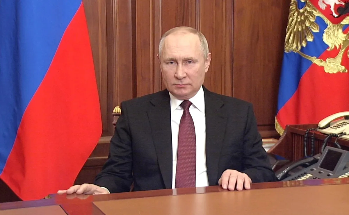 Обращение Владимира Путина, 24 февраля 2022 года. Фото: Сайт Президента России