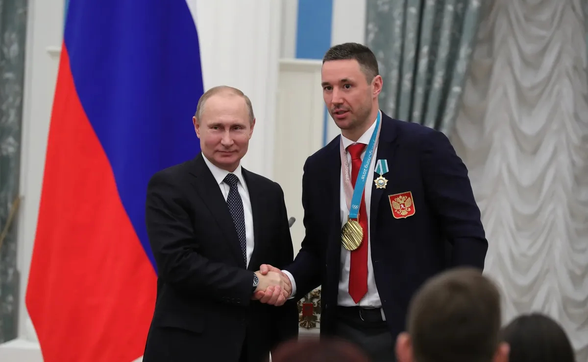 Вдадимир Путин и Илья Ковальчук. Фото: Президент России