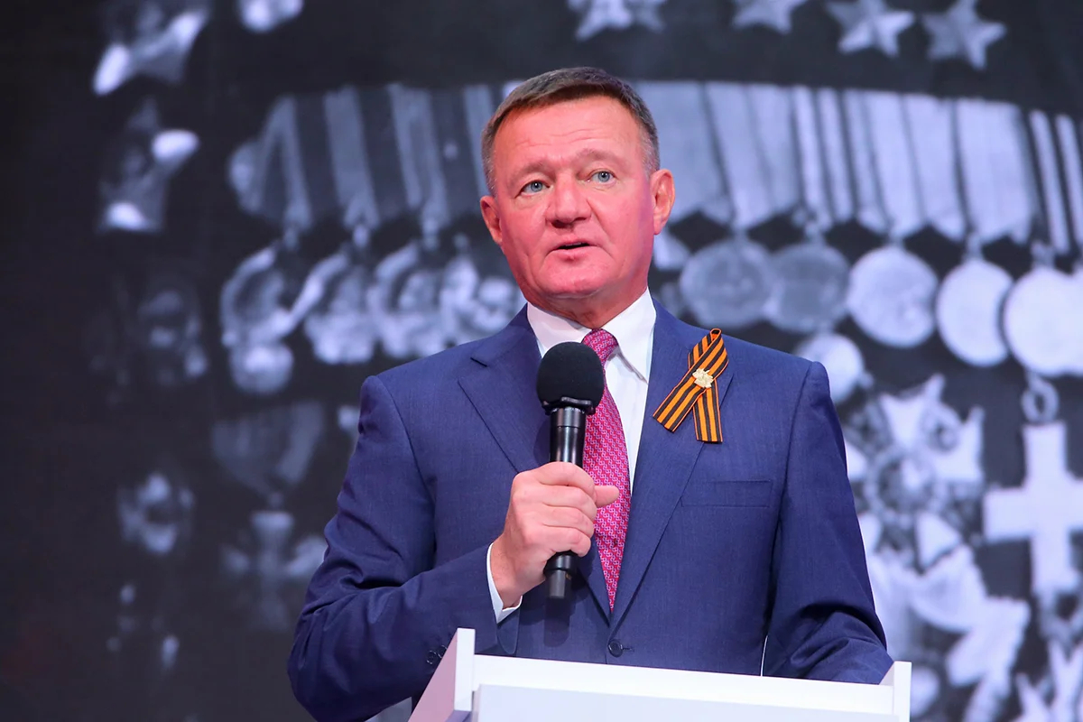 Роман Старовойт на Федеральном просветительском марафоне «Знание.Первые» 28 апреля 2025 года. Фото: Сергей Ведяшкин / Агентство «Москва»