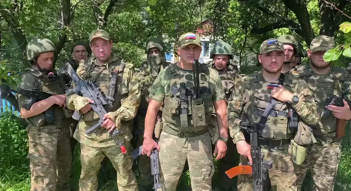 Fighters of the Storm-Z battalion. Photo: screenshot from a video