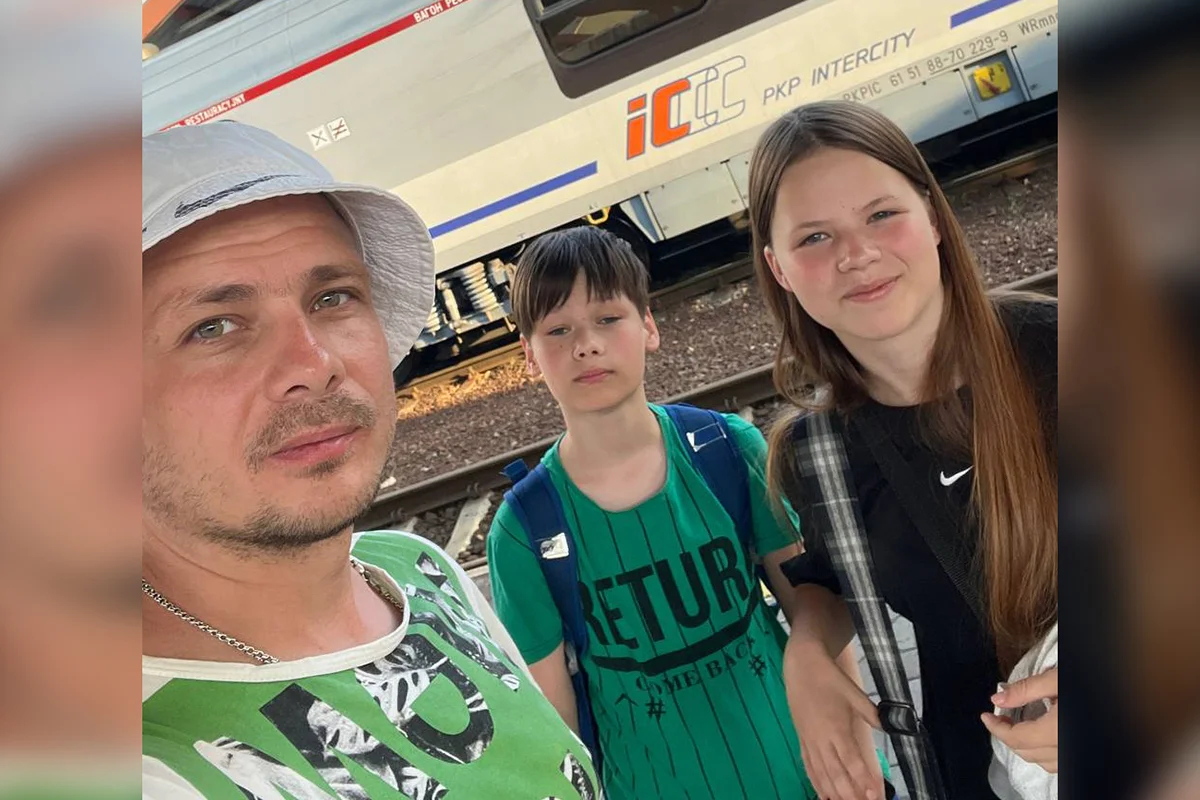 Олег, Виктория и Глеб Ковалевы