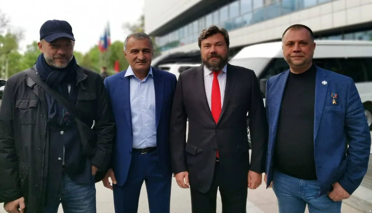 Слева направо: Дмитрий Саблин, Анатолий Бабилов, Константин Малофеев, Александр Бородай. Фото: Twitter