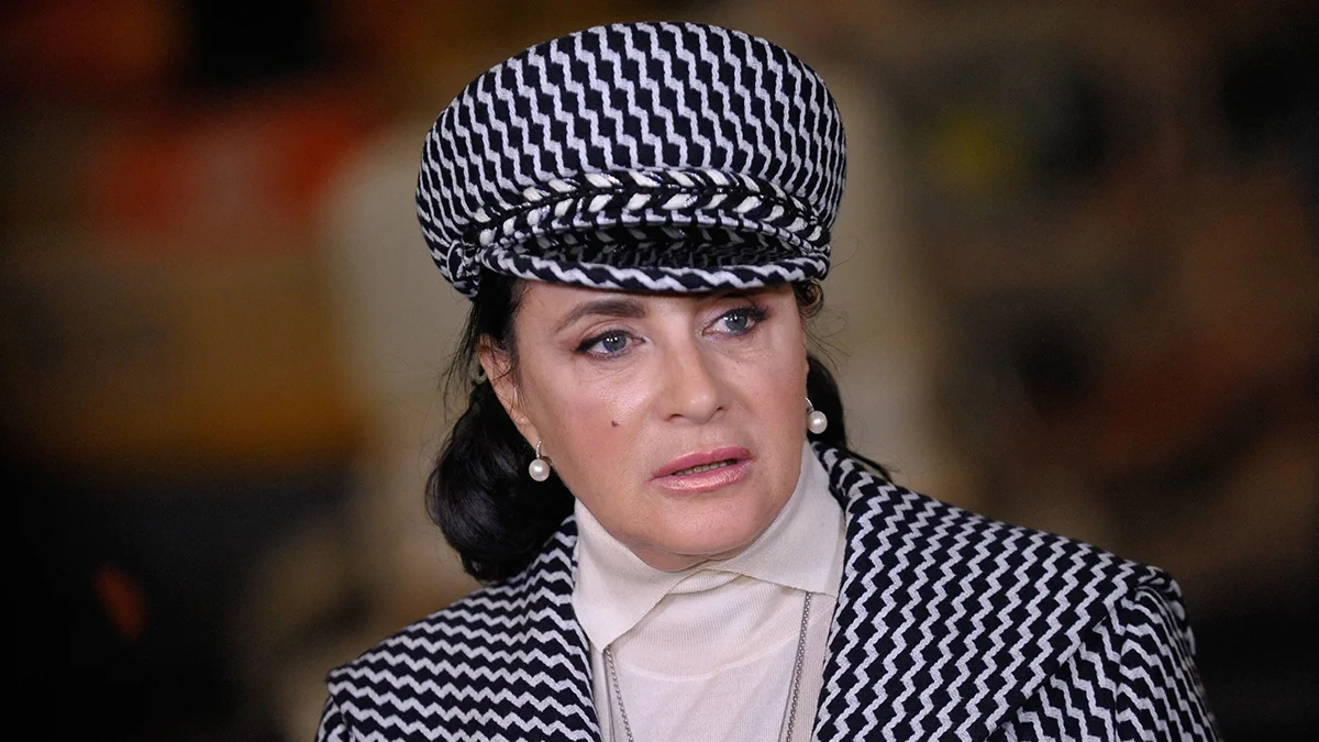 Ирина Винер-Усманова на строительстве Центра художественной гимнастики им. И.Винер-Усмановой на территории спорткомплекса «Лужники». Фото: Александр Авилов / Агентство «Москва»