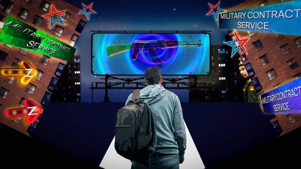 Military ad campaigns reach Russian schools, metro stations, and kindergartens