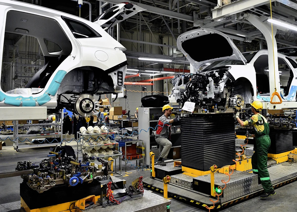 Сборка автомобилей Haval на конвейере завода в Тульской области, 25 января 2023 года. Фото: Игорь Иванько / Коммерсантъ / Sipa USA / Vida Press