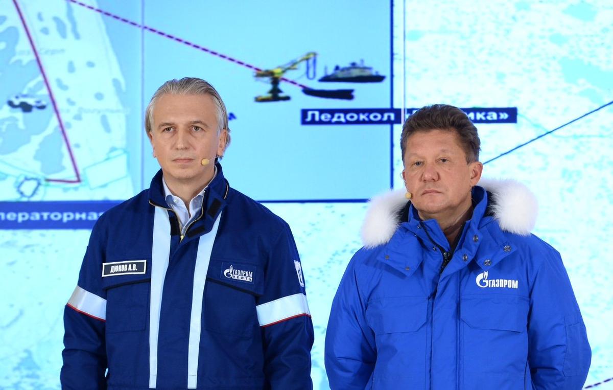 Алексей Миллер и Александр Дюков. Фото: Спецгазавтотранс