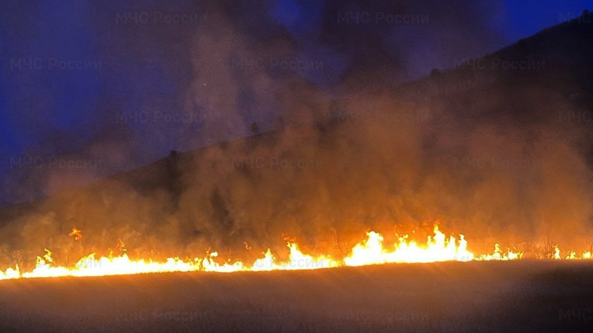 Последствия пожара. Фото: Telegram-канал МЧС Забайкальского края