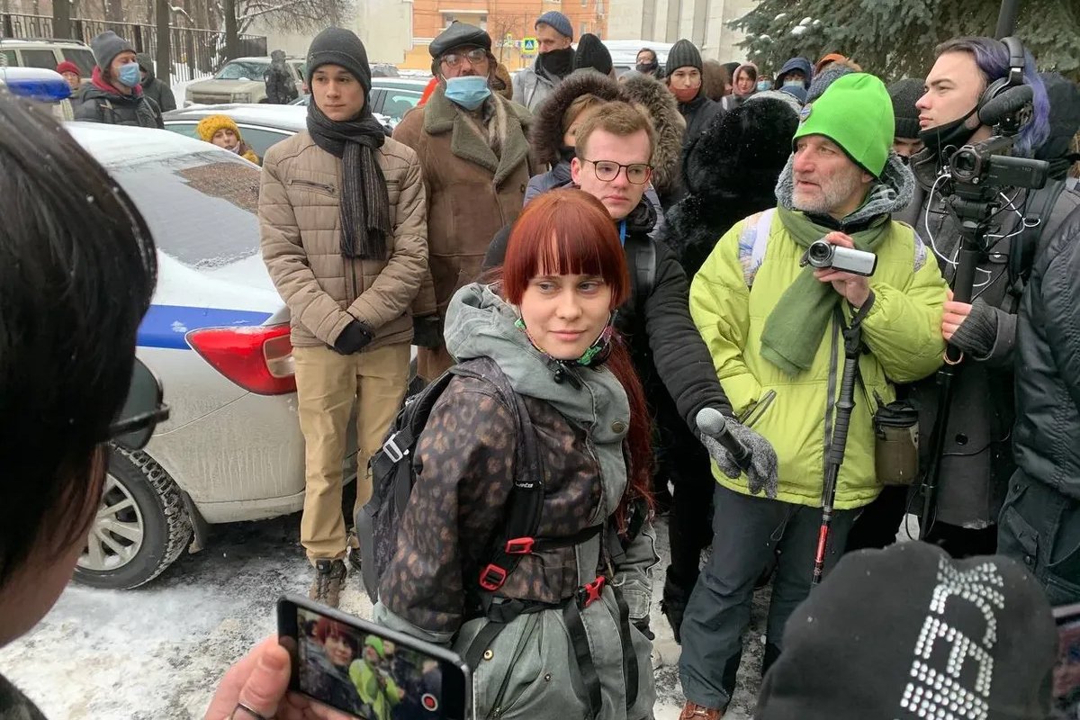 Елена Горбань, супргуга Азата. Фото: Медиазона