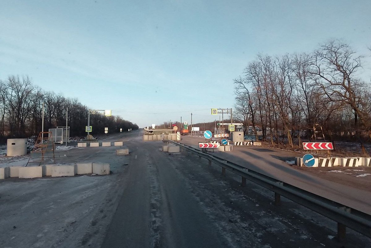 КПП российских военных в Белгородской области. Фото предоставлено героем материала.