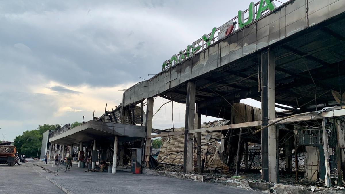 После удара