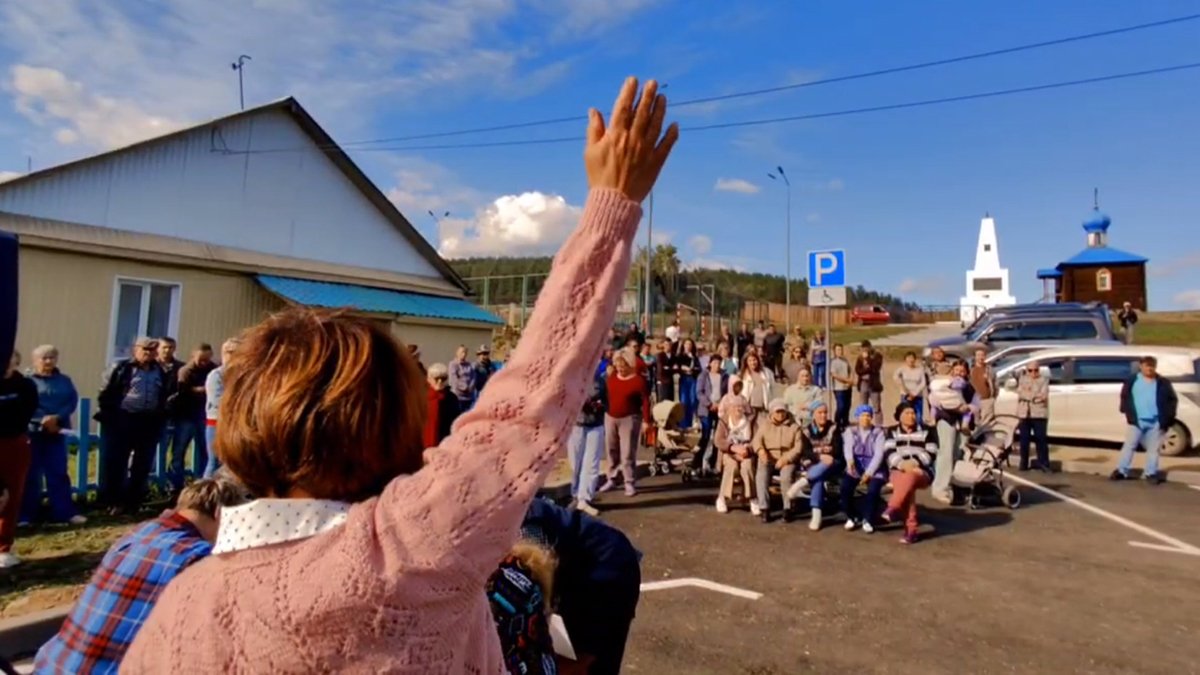 Народный сход в селе Ошурково, Иволгинского района, Республики Бурятия, 14 сентября 2025 года. Фото: Фото: скриншот из видео / Ошурково — НЕТ апатитам / Telegram