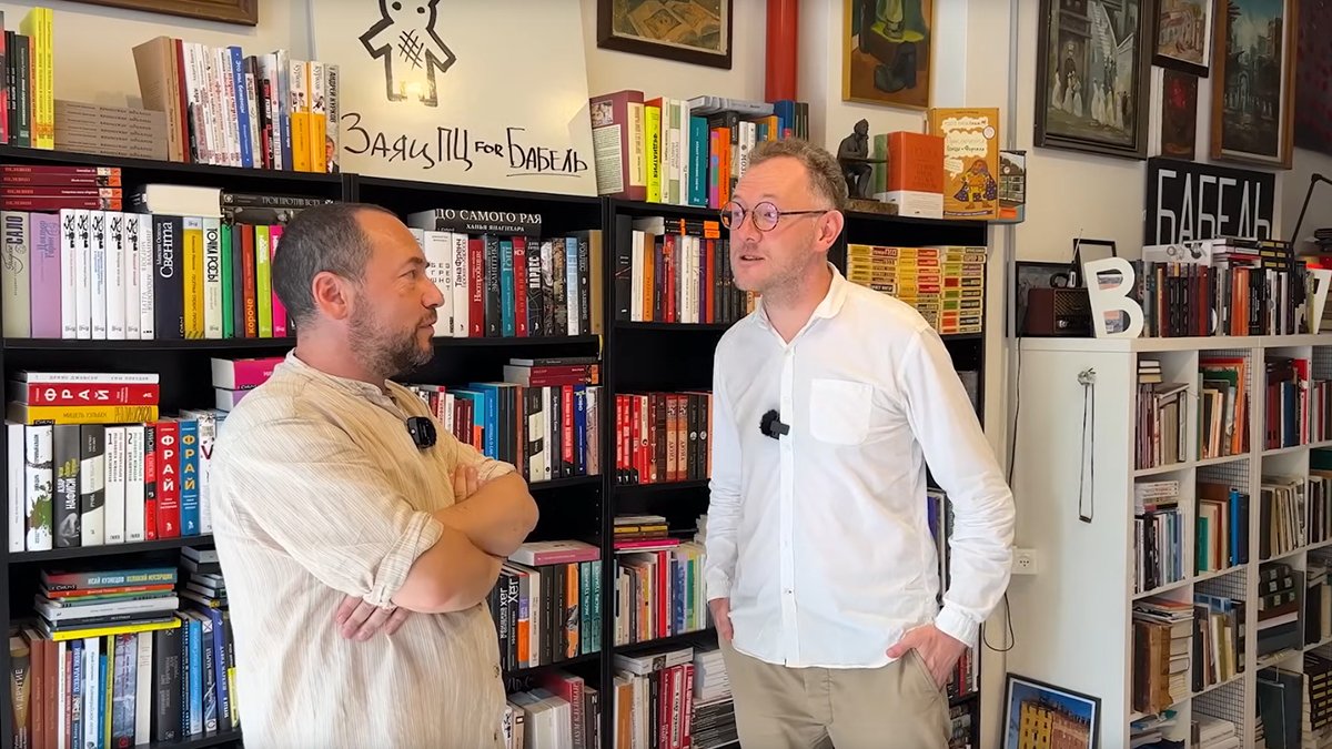 Евгений Коган и Владимир Раевский. Фото: Тель-Авив: как в нём разобраться? / YouTube