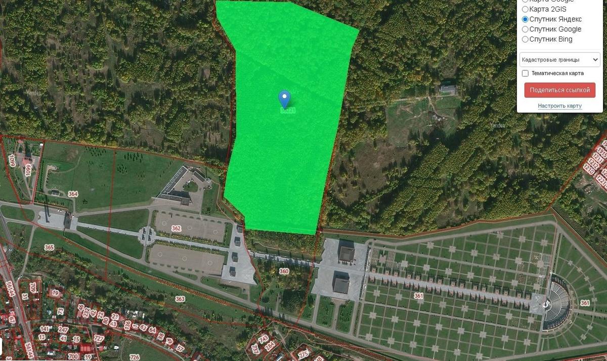 Участок леса, отданный под расширение кладбища. Фото:
Говорят Мытищи / VK