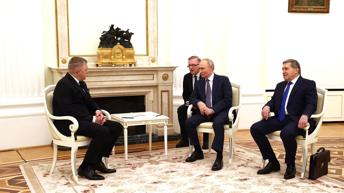 Встреча Владимира Путина с Робертом Фицо в Москве, 22 декабря 2024 года. Фото: Артём Геодакян / ТАСС / Kremlin