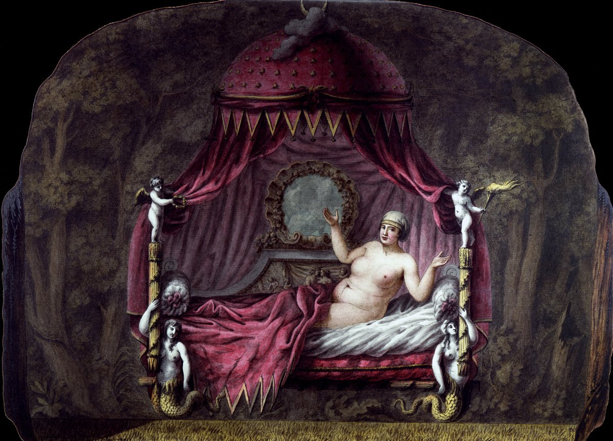 Гравюра XIX века с изображением графини Элизабет Батори. Фото: Bridgeman Images / Vida Press