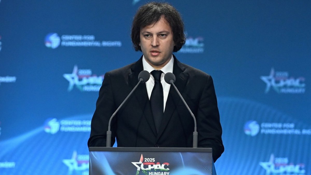 Премьер-министр Грузии Ираклий Кобахидзе. Фото: Zoltan Mathe / EPA