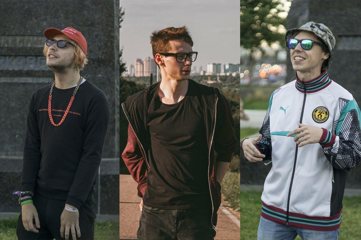 Николай Дайнеко, Егор Штовба и Артем Камардин (слева направо). Фото: телеграм-канал «Маяковское дело | Камардин, Дайнеко, Штовба»