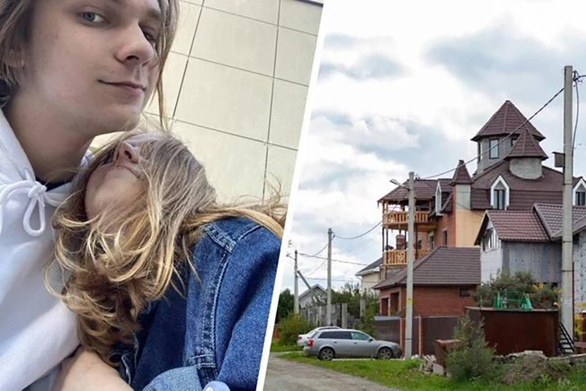 Федор Хижин со своей девушкой и место преступления. Фото: Telegram / ASTRA