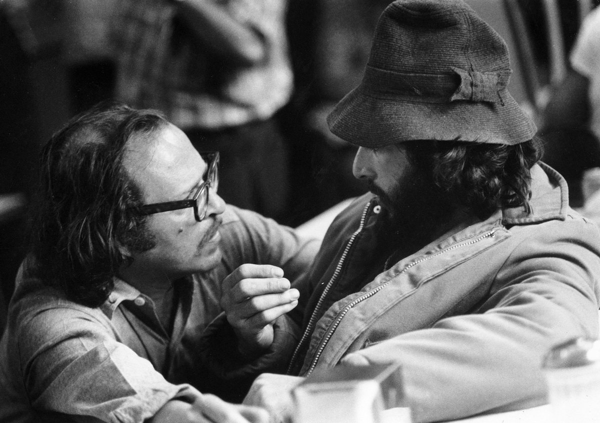 Сидни Люмет и Аль Пачино на съемках фильма «Серпико», 1973 год. Фото: Paramount / Kobal / Shutterstock / Rex Features / Vida Press