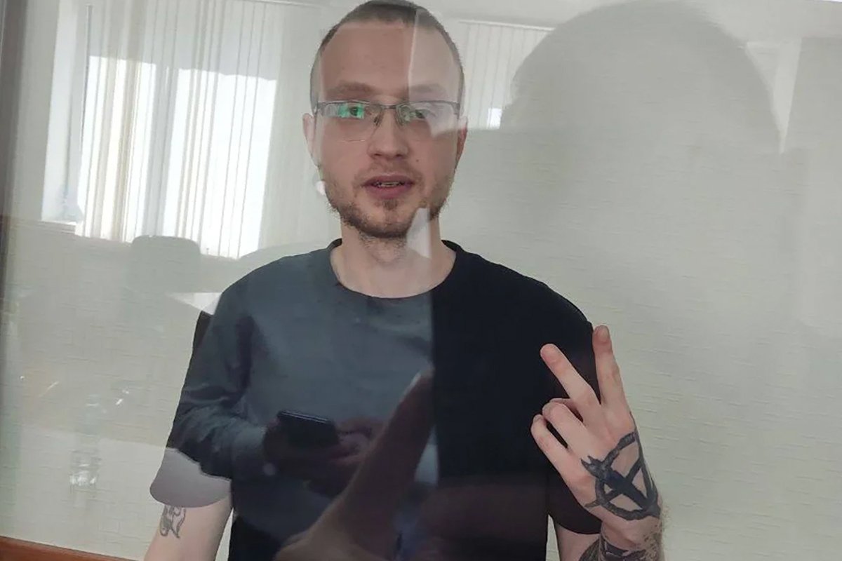 Алексей Рожков в суде. Фото: «Зона солидарности»