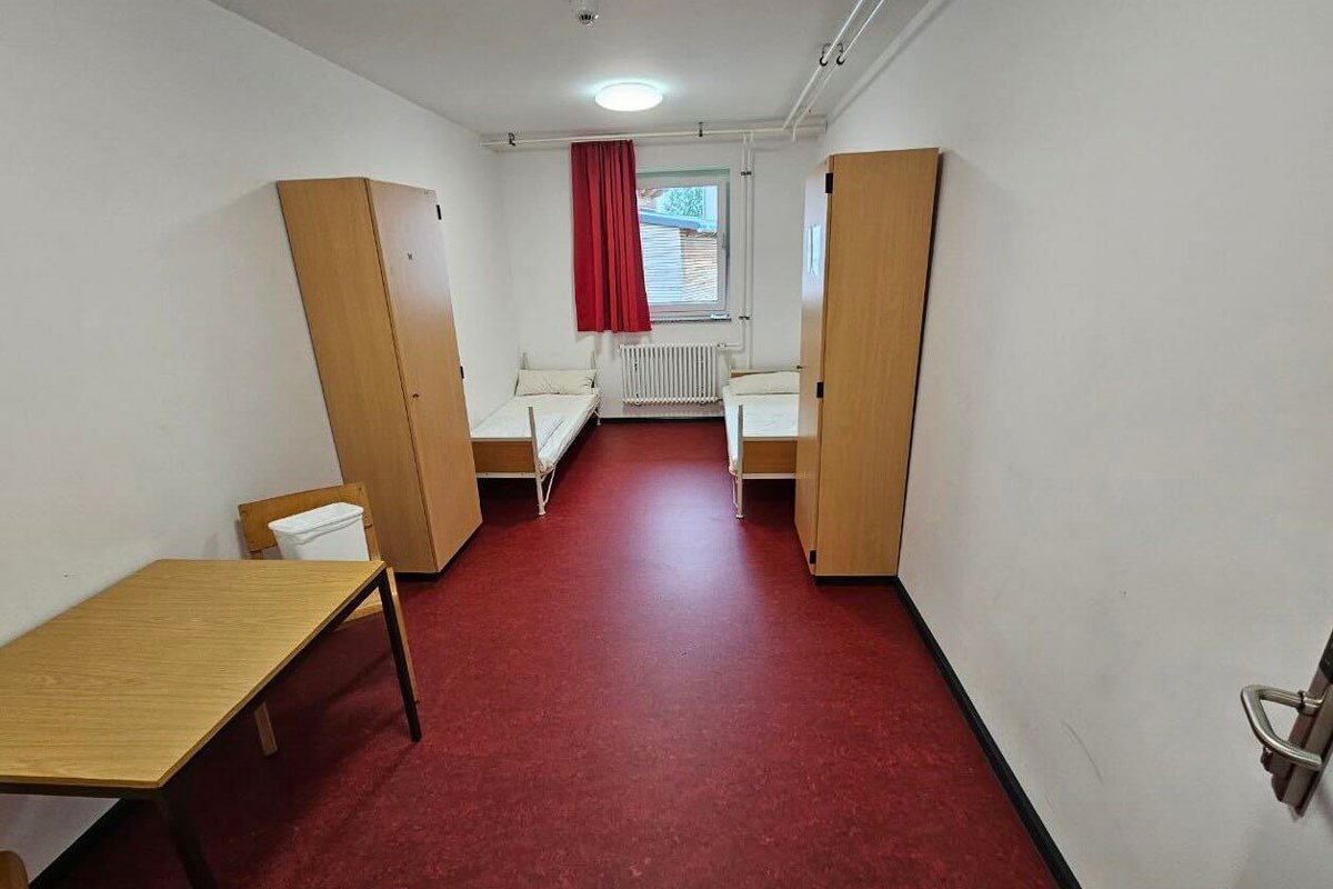 Комната в центре приема беженцев Фридланд. Фото Андрея Шалаева