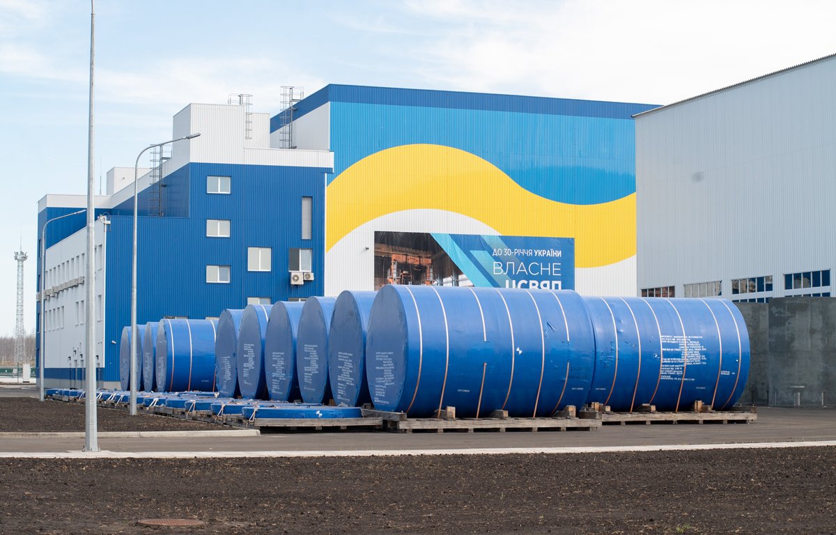 Централизованное хранилище отработавшего ядерного топлива в Чернобыле, 22 сентября 2022 года. Фото: Leo211 / Wikimedia (CC BY-SA 4.0)